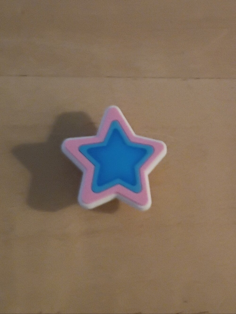 10 for $10 Jibbitz Croc Charms - Pink & Blue Star - New Shoe Charm